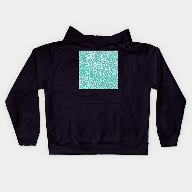 Irregular Dots Kids Hoodie by snowshade